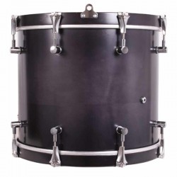 TIMBAL SAYÓN TRIANA CROME 40,6 Ø X 34 CM AZABACHE AROS AZABACHE