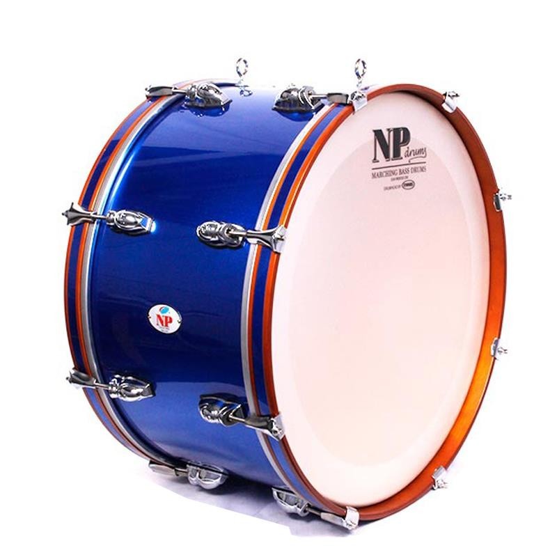 Prueba Nuestro Bombo Standar Cromado 20"X12" blanco-NPDrums