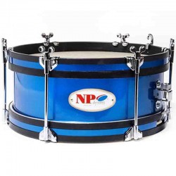 TAMBOR COFRADIA CADETE 33,0 Ø X 14 CM AZUL AROS GRAFITO RANURA