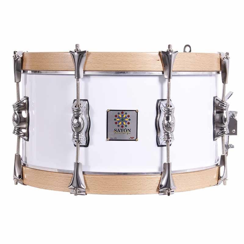 Prueba el auténtico Tambor Pasión del Sur crome 35,6 Ø X 18 cm blanco-NPDrums