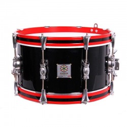 Prueba el auténtico Tambor Pasión del Sur crome 35,6 Ø X 18 cm negro-NPDrums