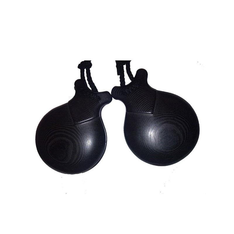 CASTANETS PRESSED BLACK FABRIC NO. 7