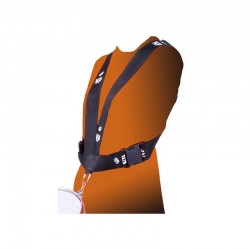 TIMBA CROISÉE NOIRE AVEC ANNEAU