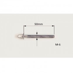 Tornillo M-6X50MM crome pack de 10.