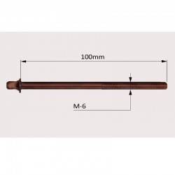 Tornillo M-6X100MM crome pack de 10.