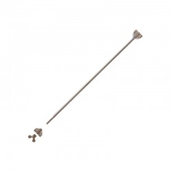 Varilla tambor crome 13 CM completa.