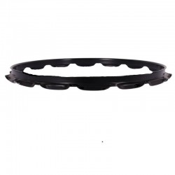 BAGUE MÉTALLIQUE BRIDE TRIPLE 35,6 Ø X 1,6 MM 16 DIVISIONS BATTEUR ÉPOXY NOIR