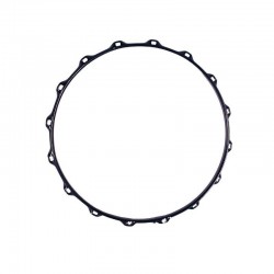 BAGUE MÉTALLIQUE BRIDE TRIPLE 35,6 Ø X 1,6 MM 16 DIVISIONS BATTEUR ÉPOXY NOIR