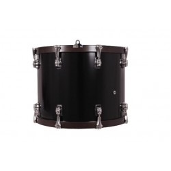 TIMBAL SAYÓN ROSARIO CROME 45,7 Ø X 34 CM NEGRO AROS AZABACHE