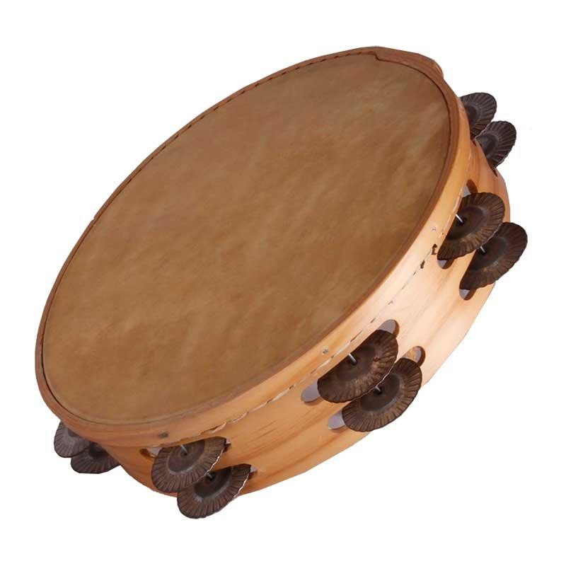 25cm Kantabrisches Tamburin felle Smaragdhaut -np drums