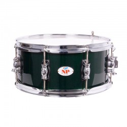 STOP SNARE DRUM 35.6 Ø X 14 CM GREEN METAL RINGS