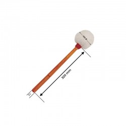 MACE BASS DRUM FORRO ANIMAL DE PELÚCIA