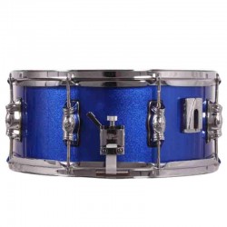 CAJA BATERIA GREAT FORRADA 35,6 Ø X 16 CM AZUL AROS METÁLICOS 