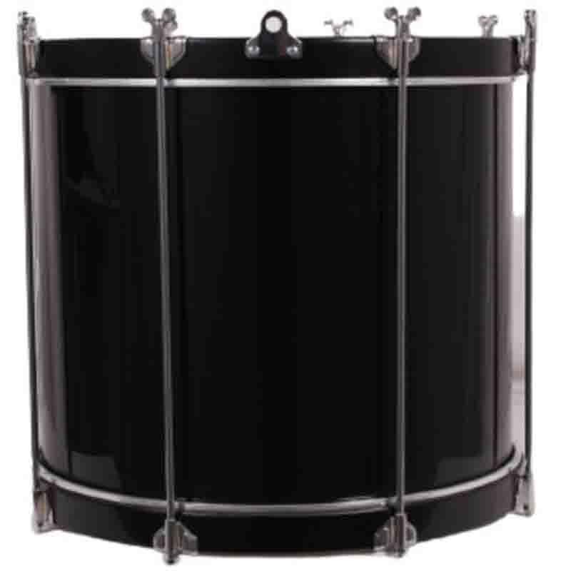 GUILD TIMBALE REGULATION 40,6 Ø X 34 CM BLACK PLAIN GRAPHITE HOOPS