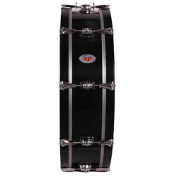 BOMBO MARCHA CROME LA SIMPLEX 60,9 Ø X 14 CM NEGRO AROS GRAFITO LISO