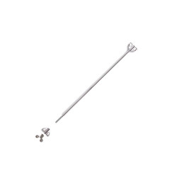 Varilla tambor crome 13 CM completa.