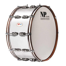 Prueba Nuestro Bombo Standar Cromado 60,9 Ø X 25 cm blanco-NPDrums