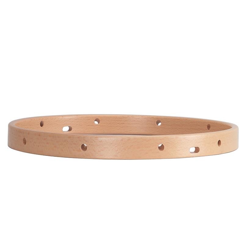 ARO MADERA TAMBORIL NAVARRO BORDONERO 25,4 Ø X 3.0 CM NATURAL 8 AGUJEROS