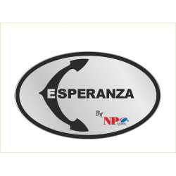 PLAQUE EN ALUMINIUM 5,5 CM X 2,8 CM - BRUT