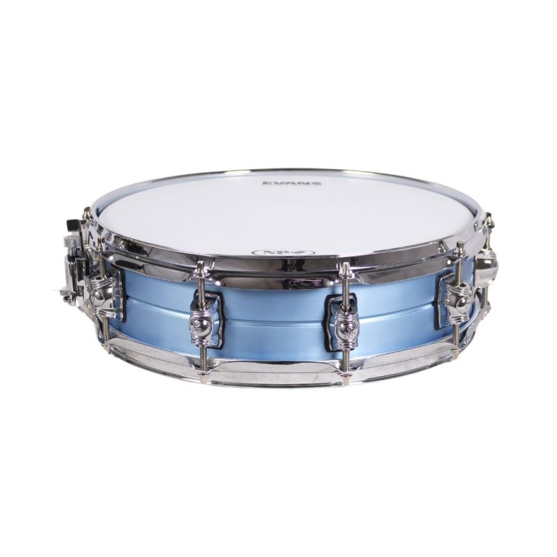 Test Aluminum Box 35.6 Ø X 10 cm anodized in turquoise-NPDrums