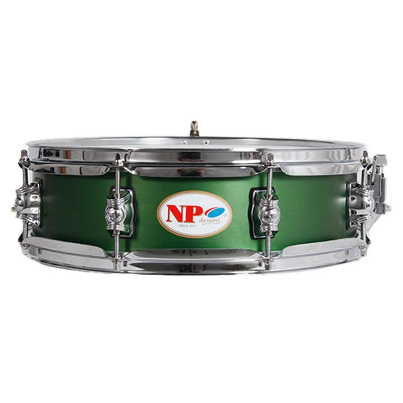 Prueba Caja de Aluminio 35,6 Ø X 10 cm anodizada en verde-NPDrums
