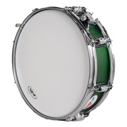 Prueba Caja de Aluminio 35,6 Ø X 10 cm anodizada en verde-NPDrums