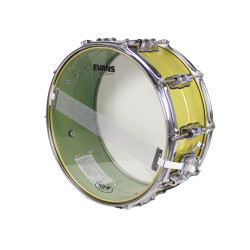 NPdrums GREAT ALUMINUM BATTERY BOX 35.6 Ø X 16 CM PISTACHIO METAL RINGS