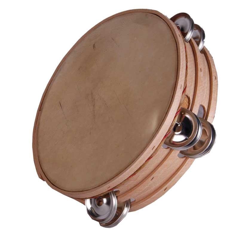 20 cm cosidapandeiro com bateria peles-NP em pele