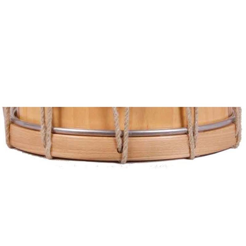 GALICIAN DRUM WOOD RING 12" X 2.5 CM BORDONERO HOLE