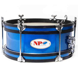 TAMBOR COFRADÍA INFANTIL 25,4 Ø X 11 CM AZUL AROS NEGRO RANURA