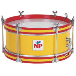 TAMBOR COFRADÍA INFANTIL 25,4 Ø X 11 CM AMARILLO AROS ROJO RANURA