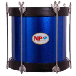 TIMBAL COFRADÍA INFANTIL 25,4 Ø X 20 CM BLAUE RINGE EINFARBIG SCHWARZ
