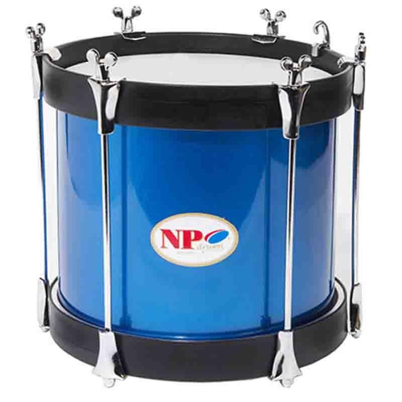TIMBAL COFRADÍA INFANTIL 10" X 20 CM BLUE RINGS PLAIN BLACK