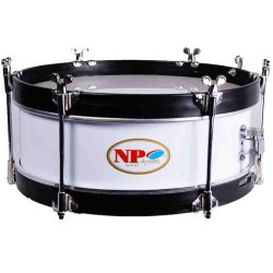 TAMBOR COFRADÍA INFANTIL 30,5 Ø X 11 CM BLANCO AROS NEGRO LISO