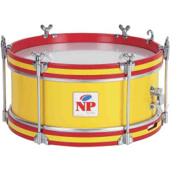 TAMBOR COFRADÍA CADETE 33,0 Ø X 14 CM AMARILLO AROS FUEGO RANURA