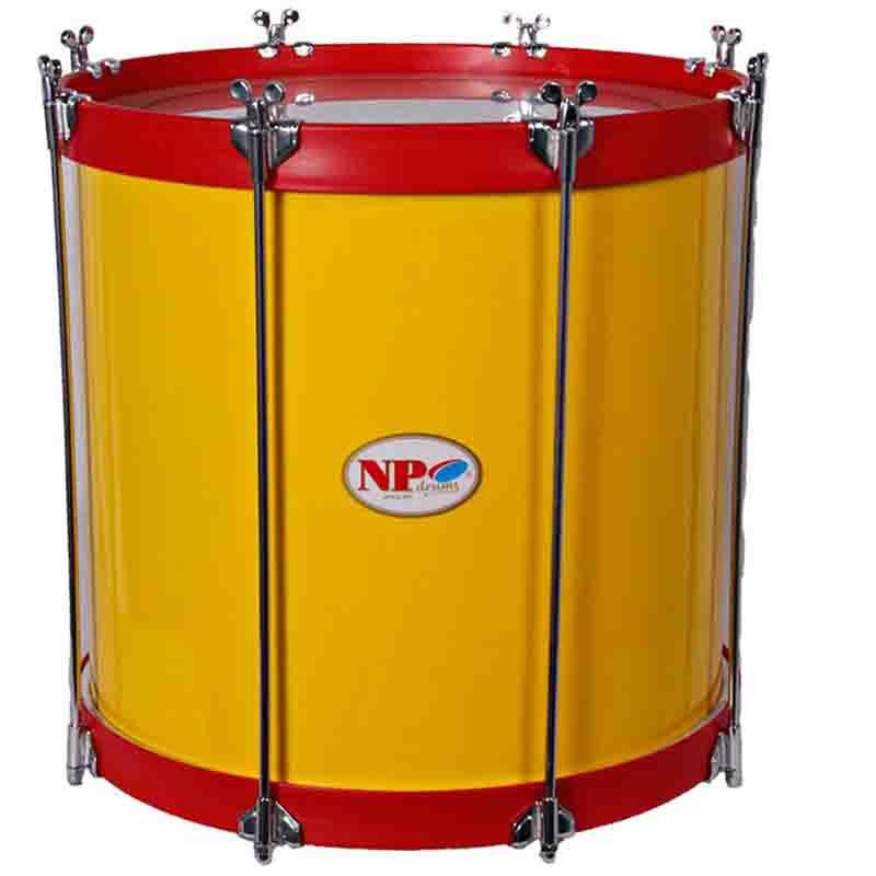 REGULAMENTO DA IRMANDADE DOS TIMBALES 38,1 Ø X 35 CM ANÉIS AMARELOS VERMELHO LISO