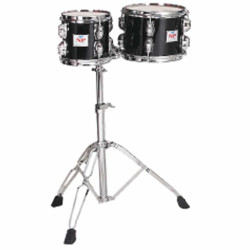 SET TOMS CONCIERTO 20,3 Ø & 15,2 Ø NEGRO CON SOPORTE