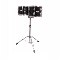 SET TOMS CONCIERTO 20,3 Ø & 25,4 Ø NEGRO CON SOPORTE