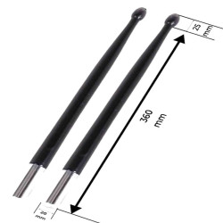 Test Drumstick Holm oak regulation-np drums