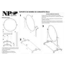 SUPPORT DE GROSSE CAISSE 81.3 Ø