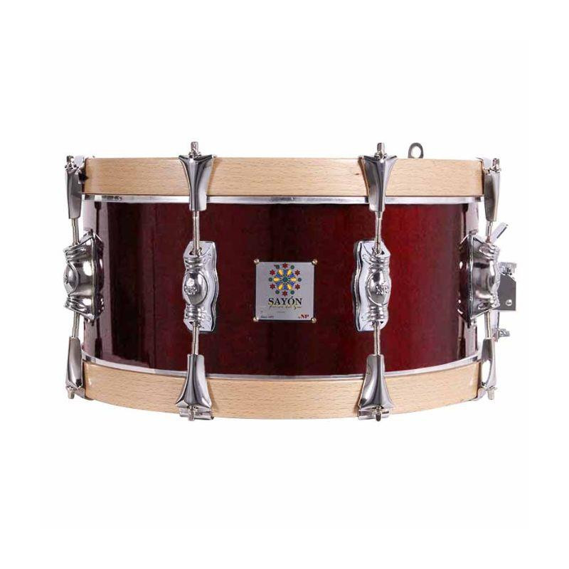 Get the Passion of the South crome drum 35.6 Ø X 16 cm wine red-NPDrums