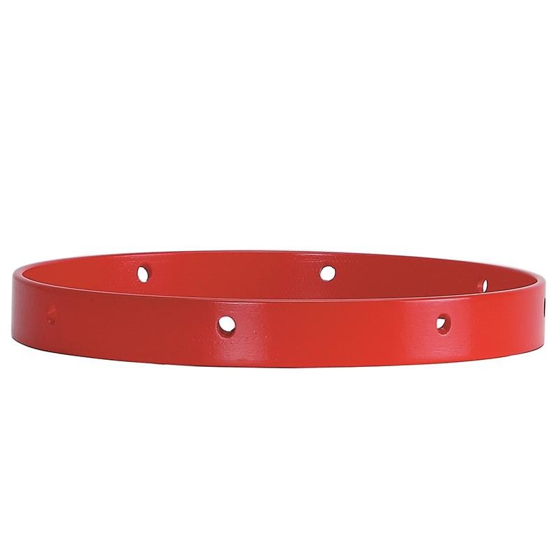 WOOD RING DRUM GRENADIER 14" Ø X 3.0 CM HOLE BEATER RED FIRE