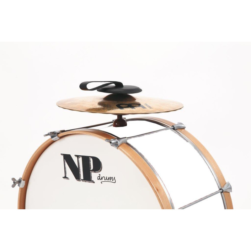 Charanga Grosse Caisse 40.6 Ø X 20 cm blanc avec support-NPdrums