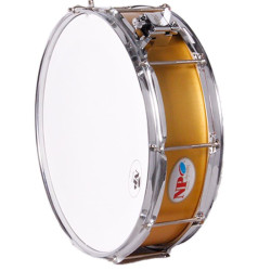 Prueba nuestra caja de banda 35,6 Ø X 09 cm aluminio oro-NPDrums