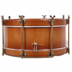 Tabal Morellano Piel 35,6 Ø X 14 cm con Varillas.