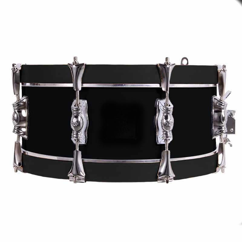 MILITARY SNARE DRUM 35.6 Ø X 14 CM BLACK PLAIN HOOPS