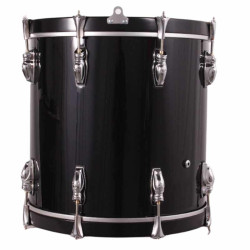 MILITARY TIMPANI 40.6 Ø X 40 CM BLACK SMOOTH GRAPHITE HOOPS