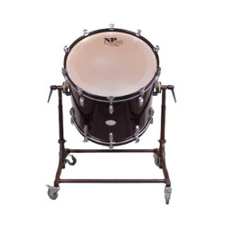 Bombo cámara 55,9 Ø x 50 cm Rojo Vino con soporte-NPDrums