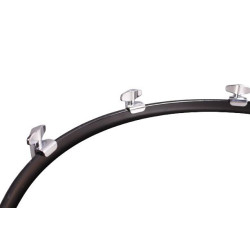 Bombo cámara 55,9 Ø x 50 cm Rojo Vino con soporte-NPDrums