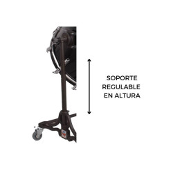 Crome Kammertrommel 60,9 Ø x 50 cm Weiß mit Ständer-NPDrums